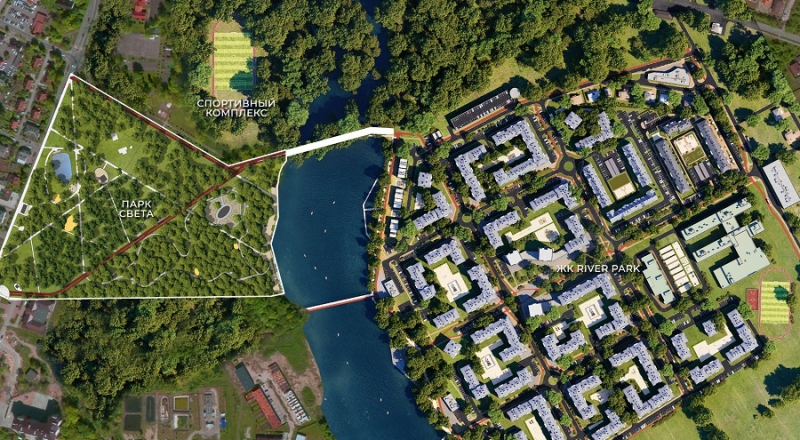 В парке возле ЖК RiverPark появится новая спортивная площадка