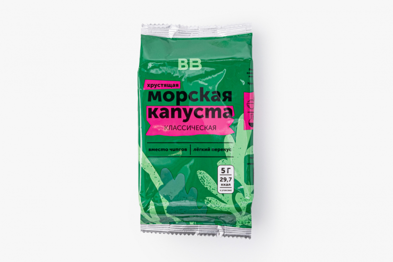 Морская капуста хрустящая классическая, 5 г