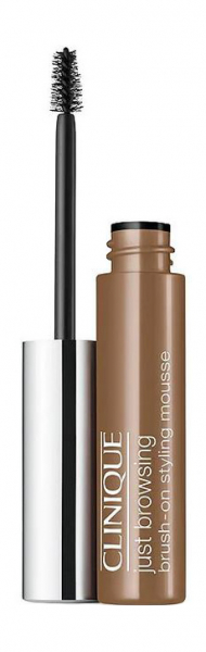 Clinique Just Browsing Brush-On Styling Mousse&nbsp;Стойкий мусс для укладки бровей | 02 - Light Brown