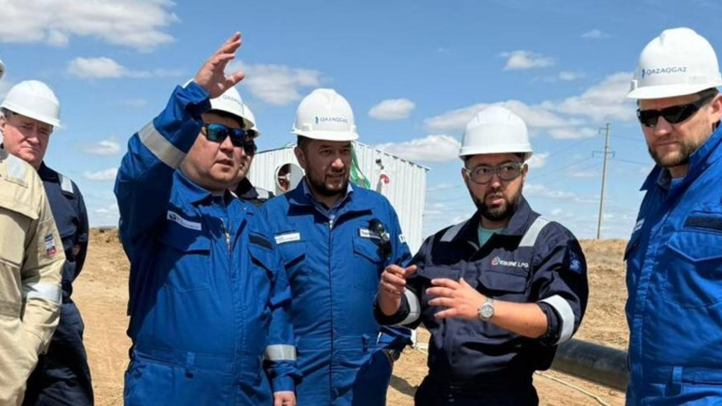 В Атырауской области начали строить завод по фракционированию сжиженного газа с Кашагана